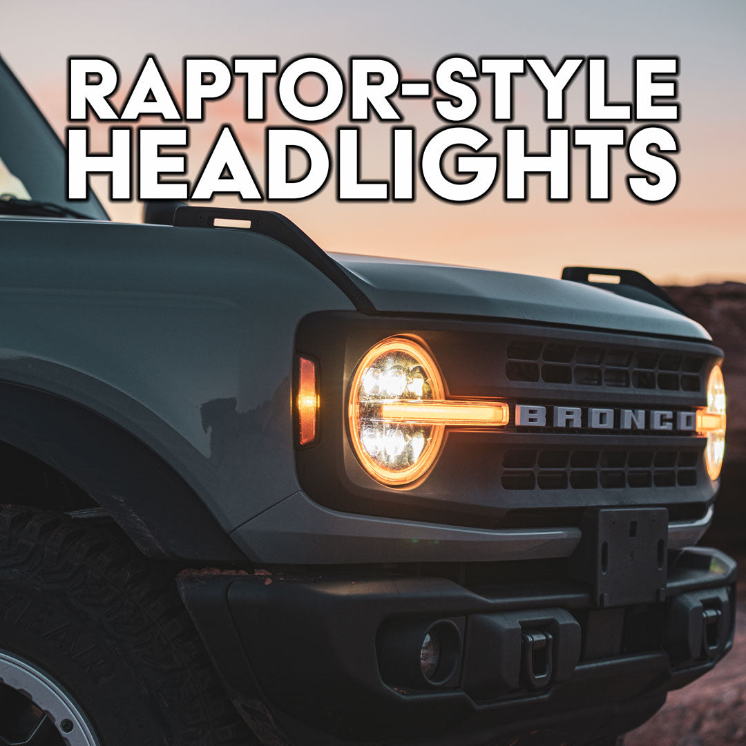 Upgrade your 2021-2023 Ford Bronco with AlphaRex Headlights