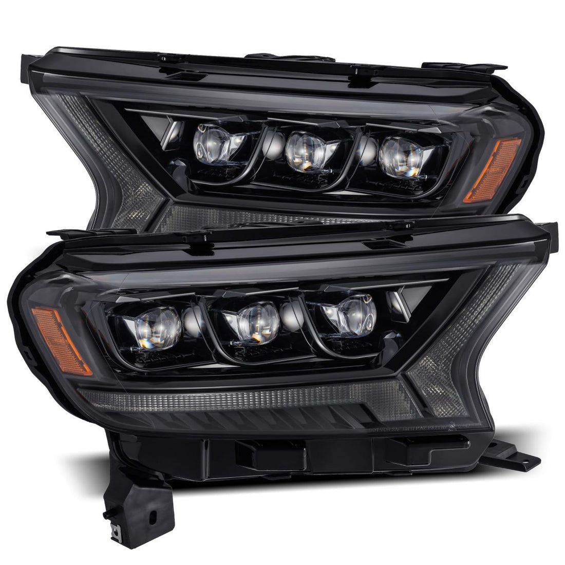AlphaRex (NOVA-Series) 2019-2023 Ford Ranger LED Projector Headlights - Alpha-Black