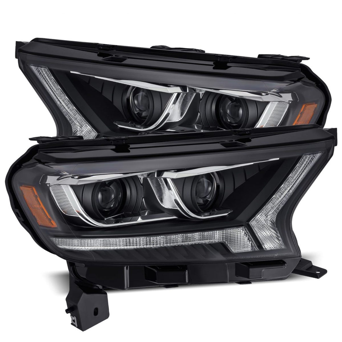 AlphaRex (LUXX-Series) 2019-2023 Ford Ranger LED Projector Headlights - Black