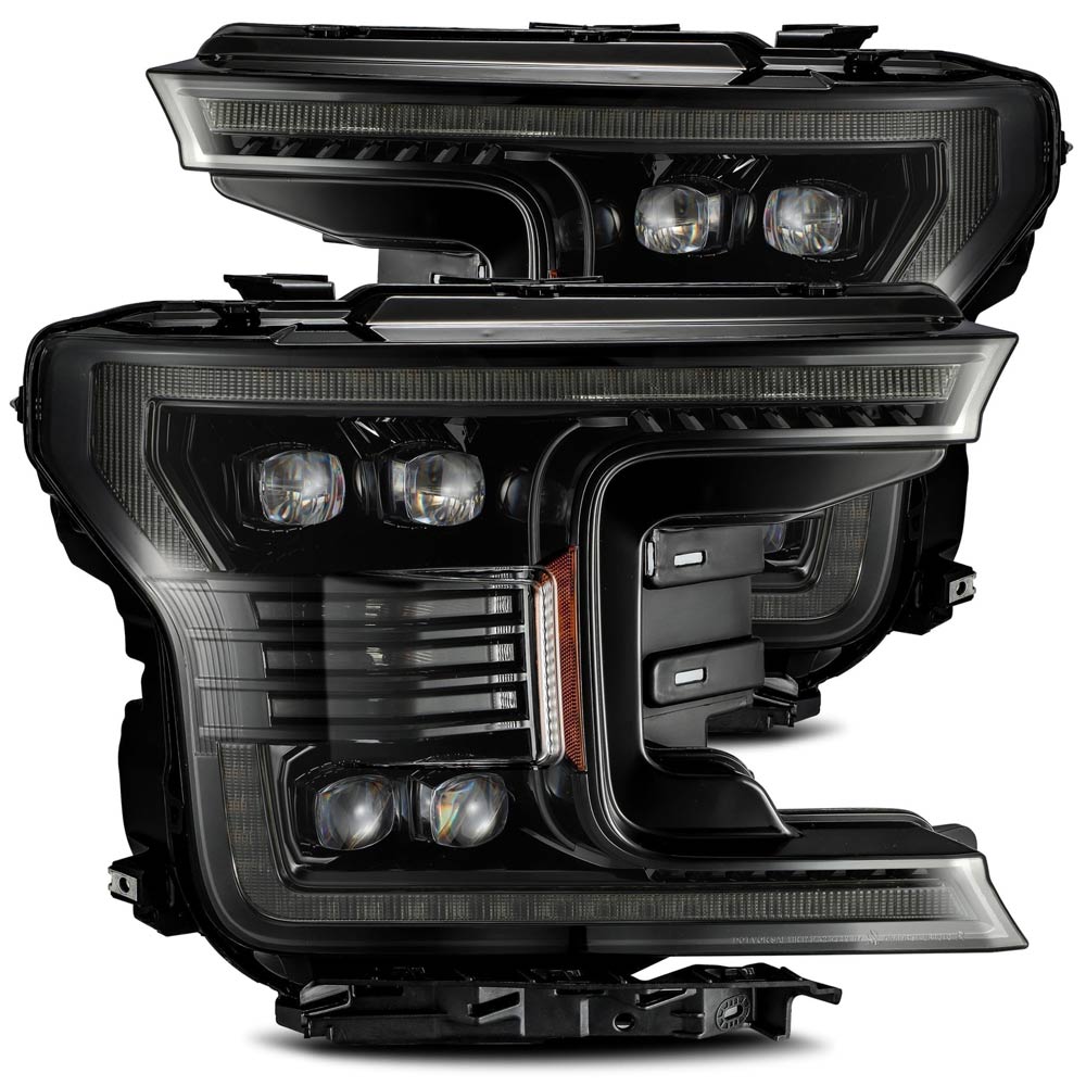 AlphaRex (NOVA-Series) 2018-2020 Ford F150 LED Projector Headlights - Alpha-Black