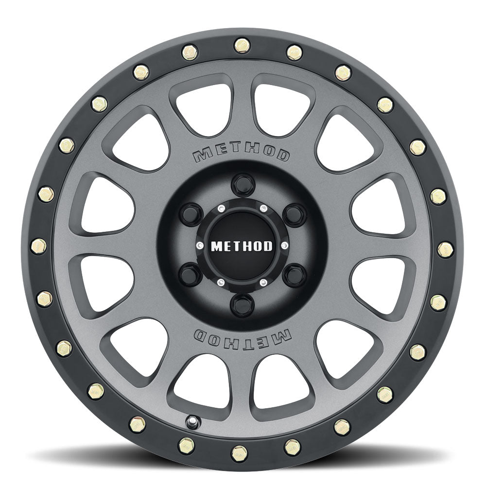 Method Race Wheels - 305 | NV | Titanium - Matte Black Lip