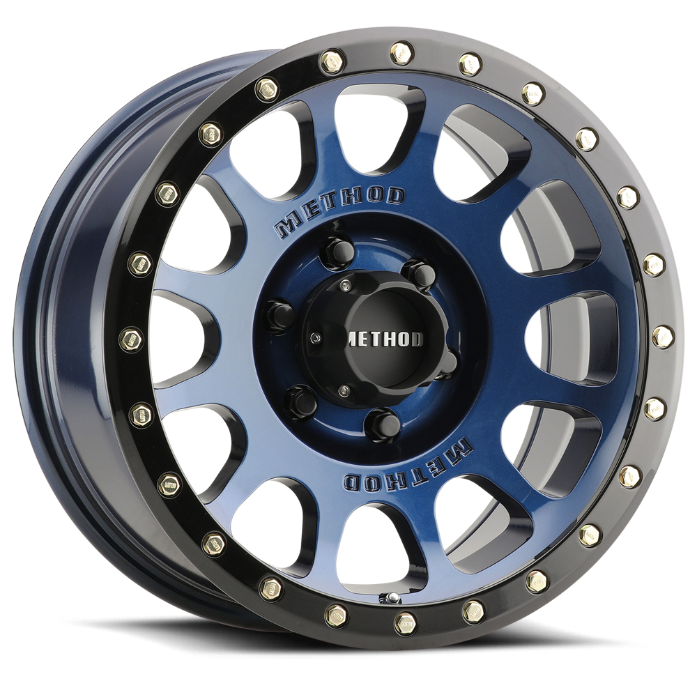Method Race Wheels - 305 | NV | Gloss Bahia Blue - Gloss Black Lip
