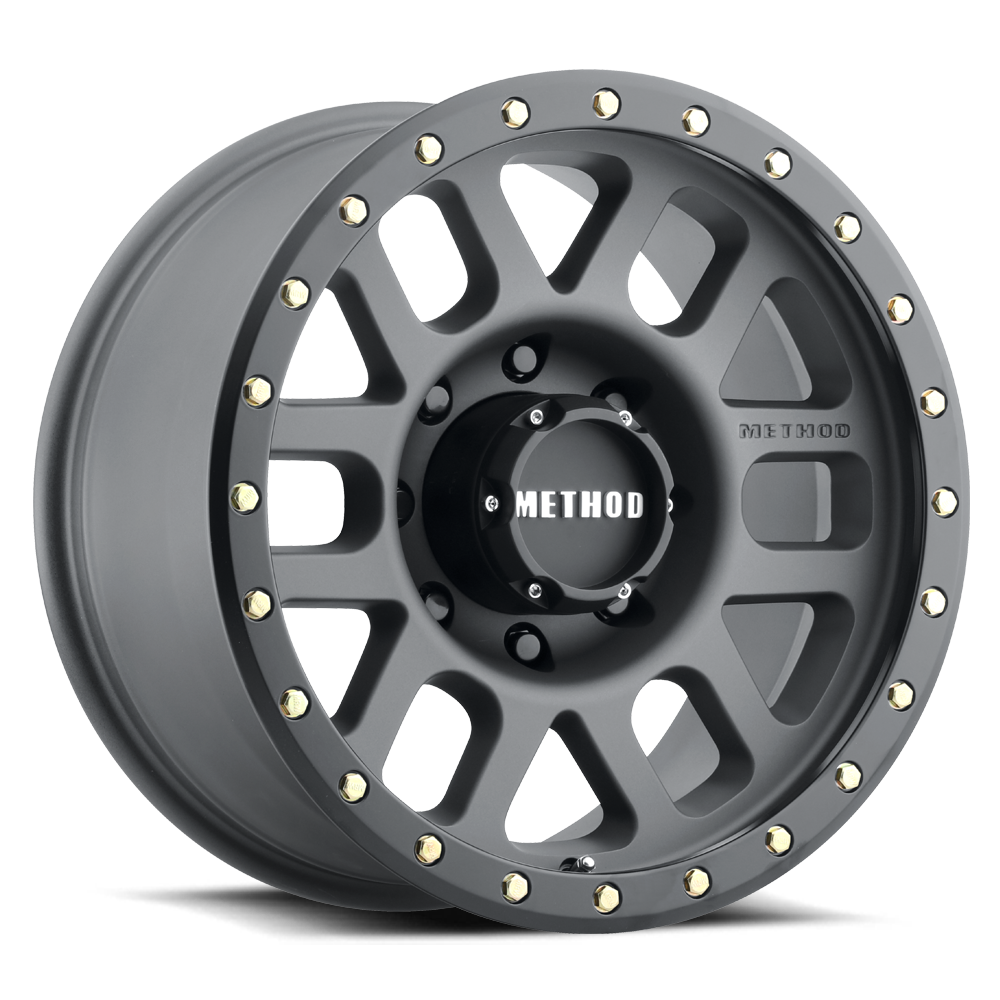 Method Race Wheels - 309 | Grid | Titanium - Matte Black Lip